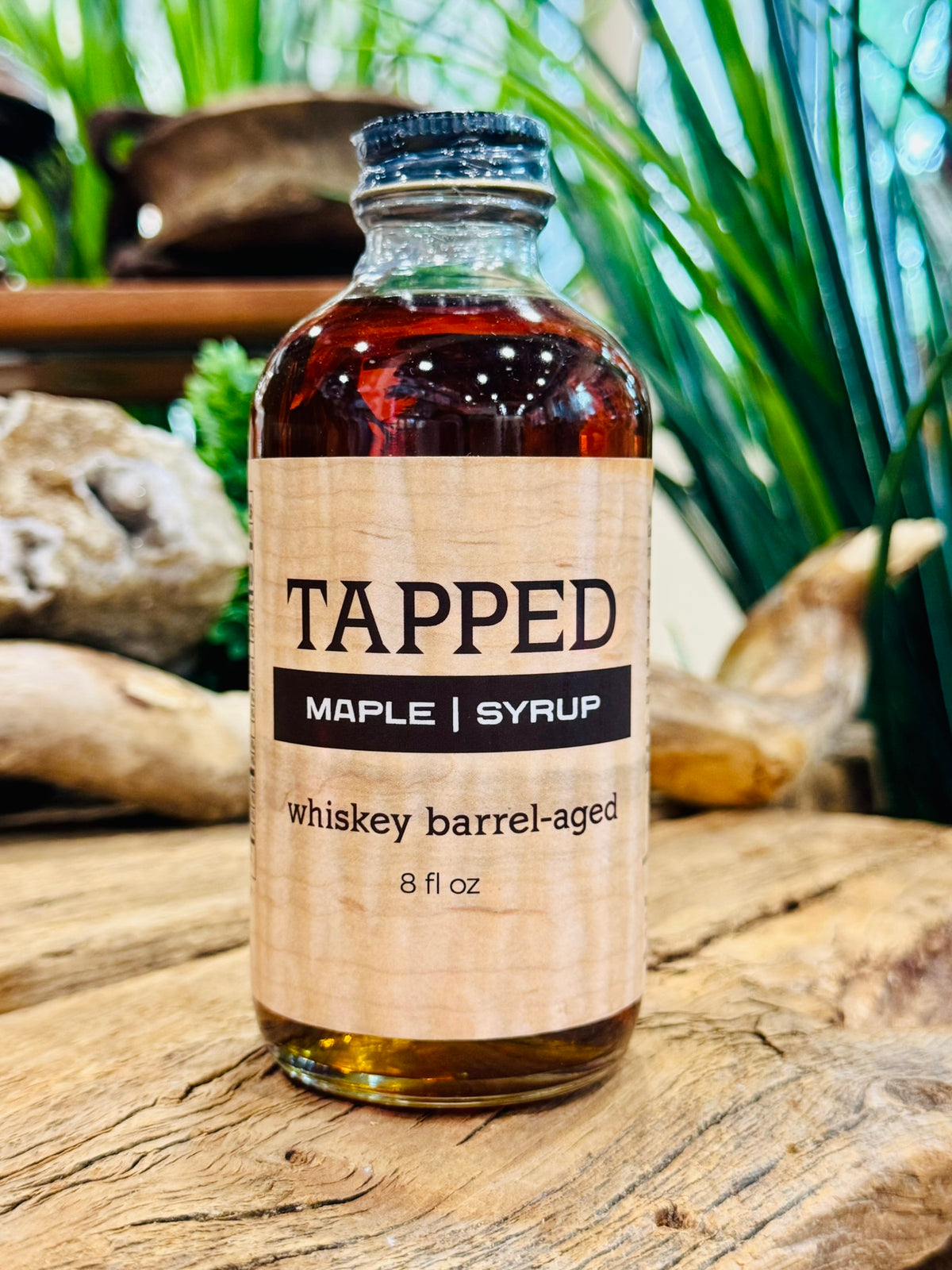 Whiskey Barrel Aged Maple Syrup