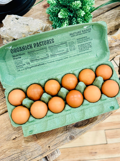 Organic Pasture Raised Eggs