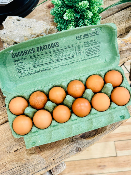 Organic Pasture Raised Eggs