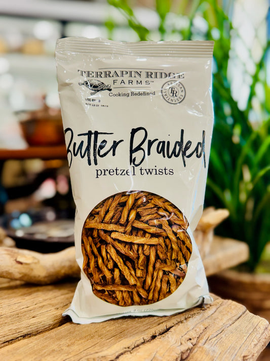Butter Braided Twist Pretzels