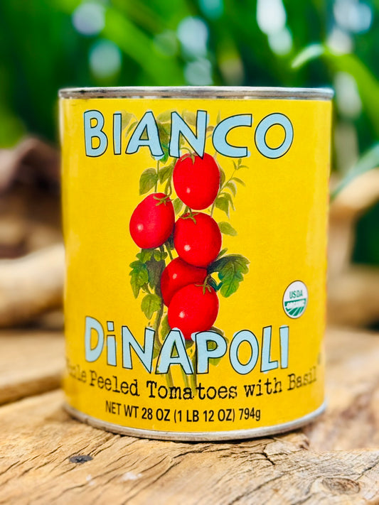 Organic Whole Peeled Tomatoes With Basil