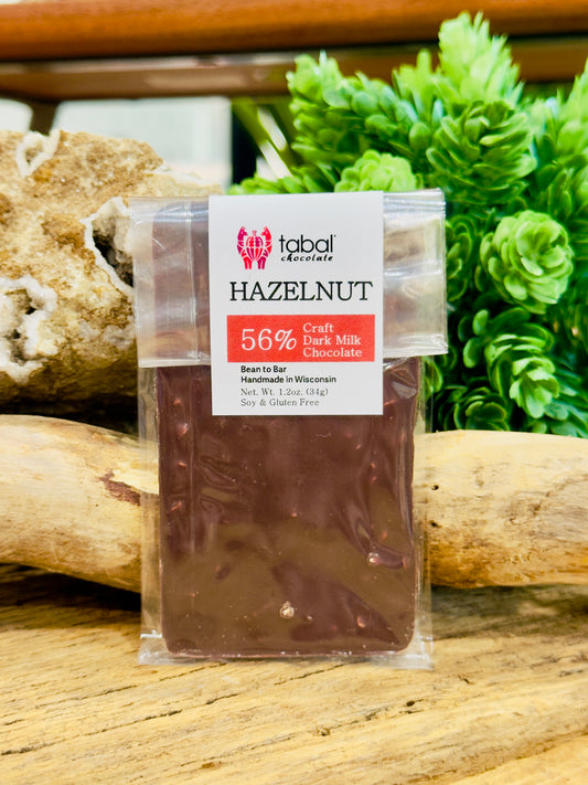 Chocolate Bar, Dark Milk Hazelnut 56%