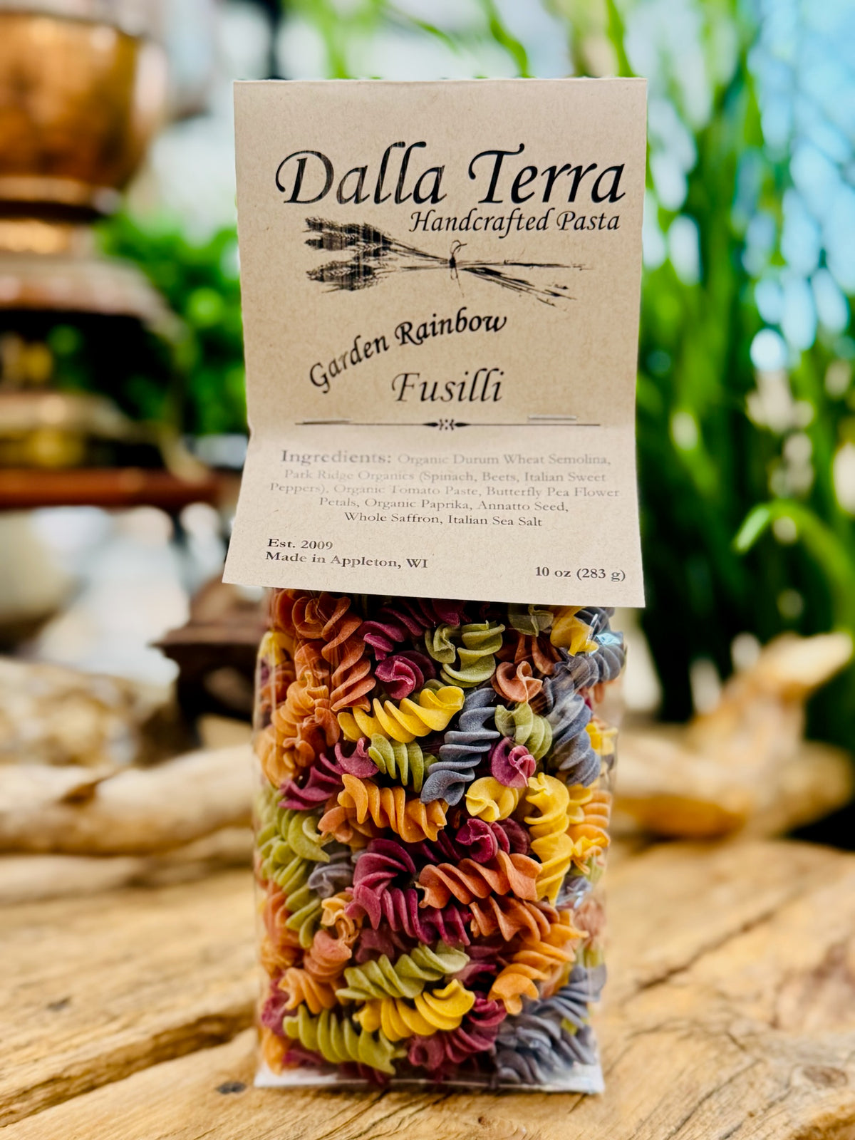 Garden Rainbow Fusilli Pasta