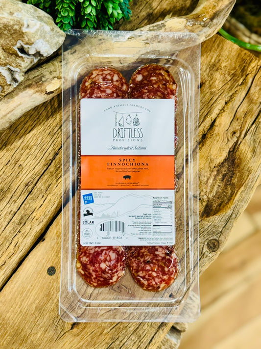 Spicy Finnoochiona Salami