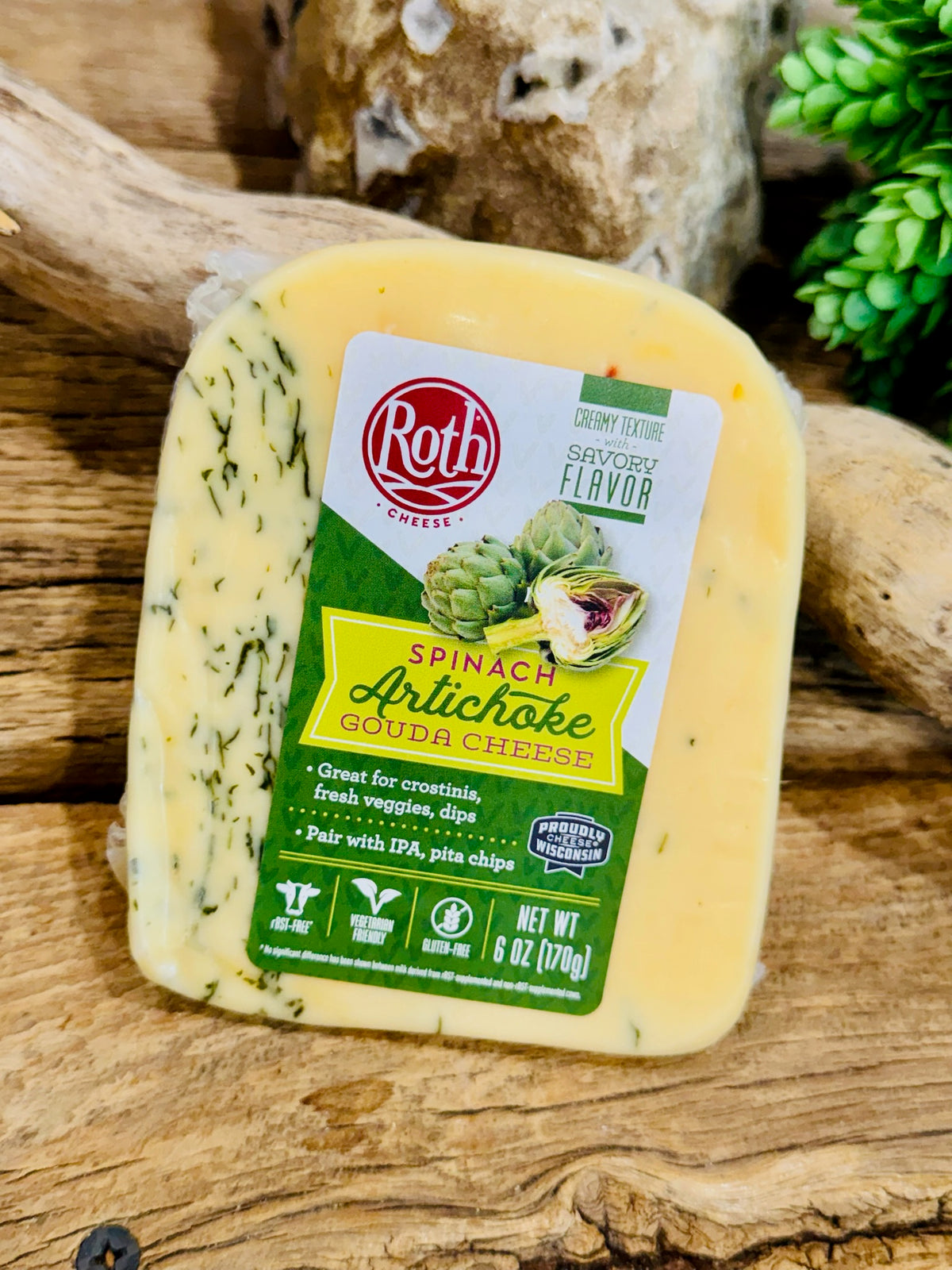 Spinach & Artichoke Gouda Cheese